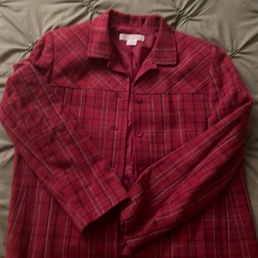 Size large jacket can be dressed up or down size 16 brand RAFAEL